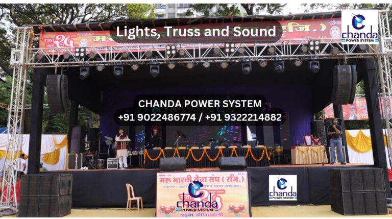 Truss, lights and sound on rent/ hire in mumbai
