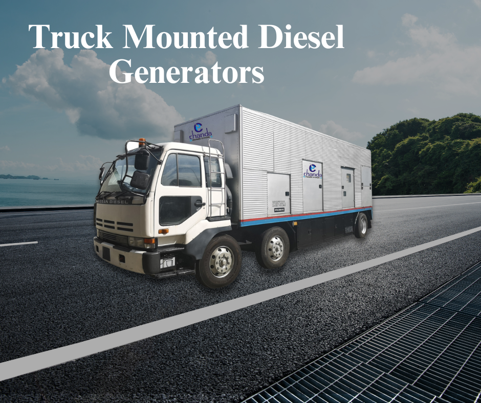 Truck Mounted diesel generator van
